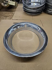 One 15"x8" 15x8 Corvette Rally Wheel Trim Ring GM # 3923626 WARPED & CURB RASH