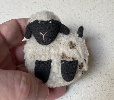 Lantern Moon Handcrafted Wool Sheep Form Knitting Tape Measure - up to 59''.