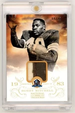 2013 Panini National Treasures Bobby Mitchell Game Used Prime Patch Gold /25 HOF