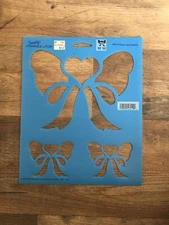 Bows Hearts Simply Stencils Plaid Craft Painting Templates New #28419