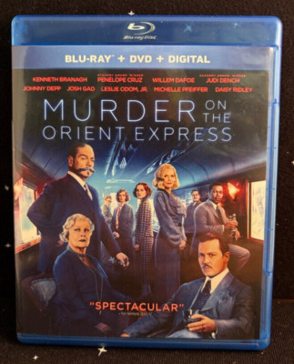 Murder On The Orient Express Blu-Ray & DVD PG-13 2017