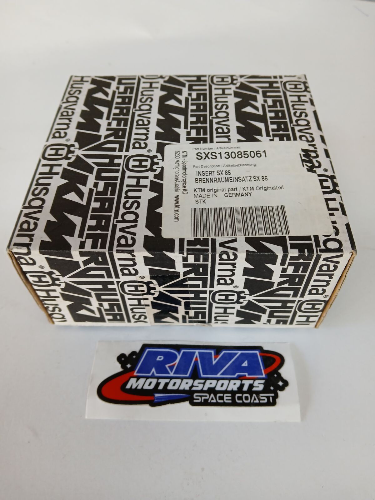 NEW OEM KTM 85 CYLINDER HEAD COMBUSTION CHAMBER INSERT SXS13085061