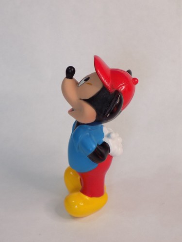 Disney MICKEY MOUSE 6" Figure PVC Bath Toy Vintage 1985 VGC - Picture 4 of 4