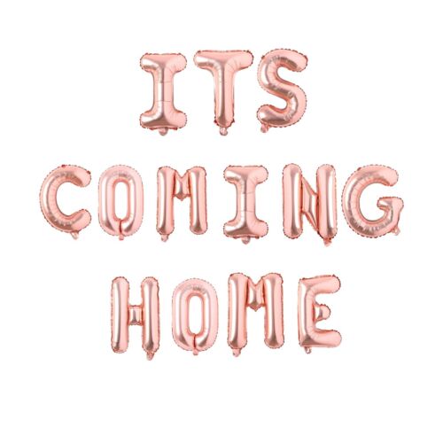 Palloncini 16" WELCOME HOME Lettera Foil Baby Shower Palloncini Decorazione Festa Regno Unito - Foto 21 di 30