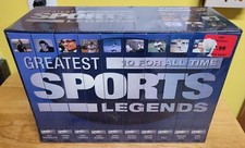 The Greatest Sports Legends VHS Boxed Set 10 Tapes Sealed & Never Opened 