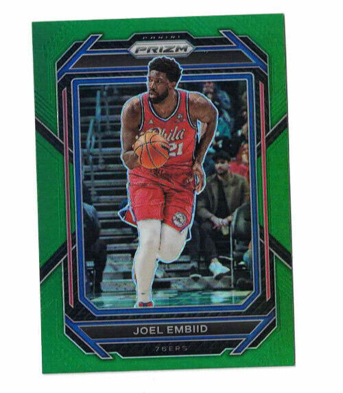 2022-23 Panini Prizm Basketball Green #34 Joel Embiid Philadelphia 76ers