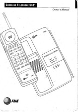 At T 5481 Cordless Telephone Manual