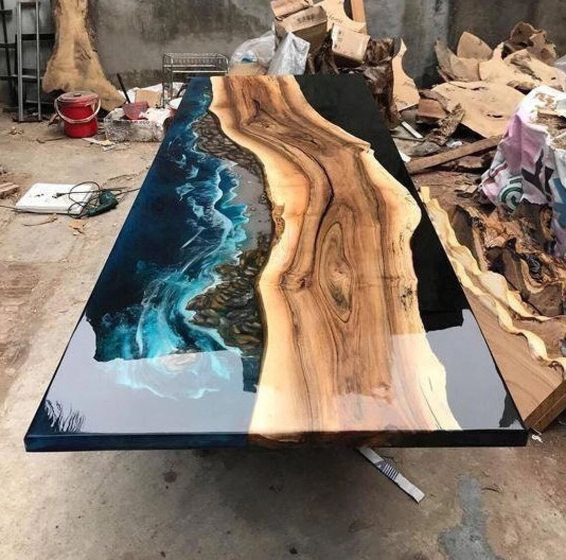 Resin Wood Living - Resin table top Epoxy Coffee table top