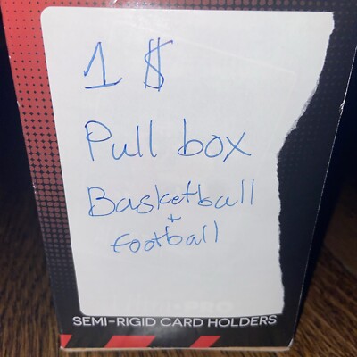 ONE MYSTERY FOOTBALL OR BASKETBALL CARD   One dollar check description 