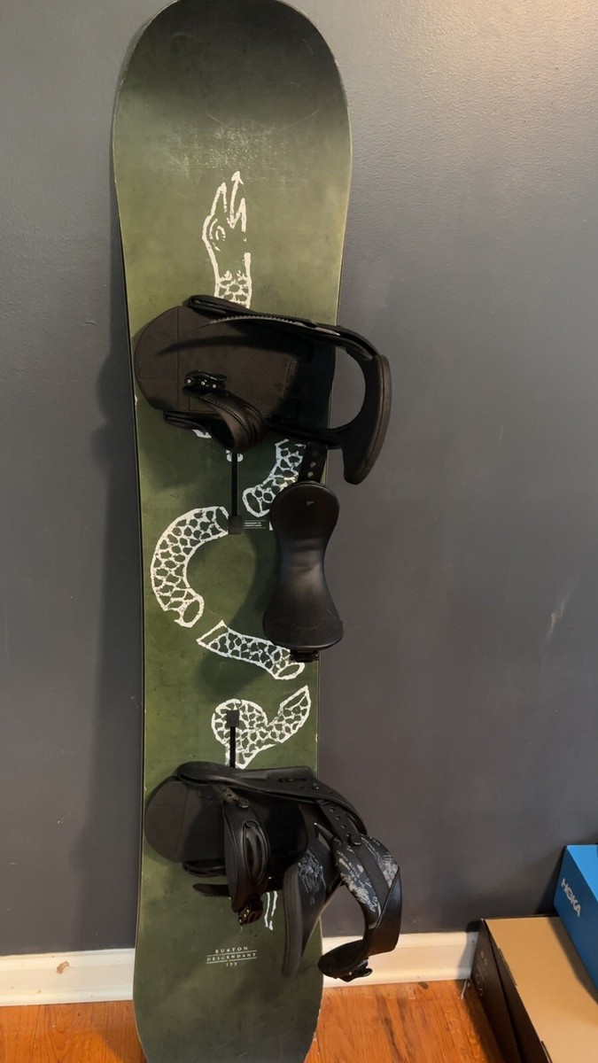 Burton Descendant Snowboard 155 And Burton Custom Bindings Burton Descendant Snowboard 155 And Burton Custom Bindings