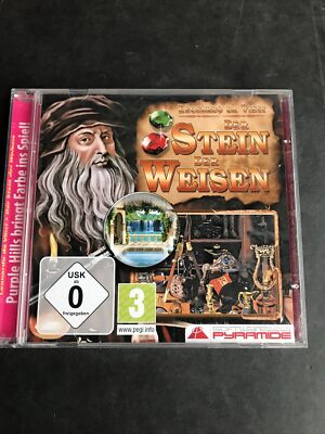 Der Stein der Weisen Wimmelbild - PC Win 98/2000/Me/XP/Vista - Zustand gut @D32