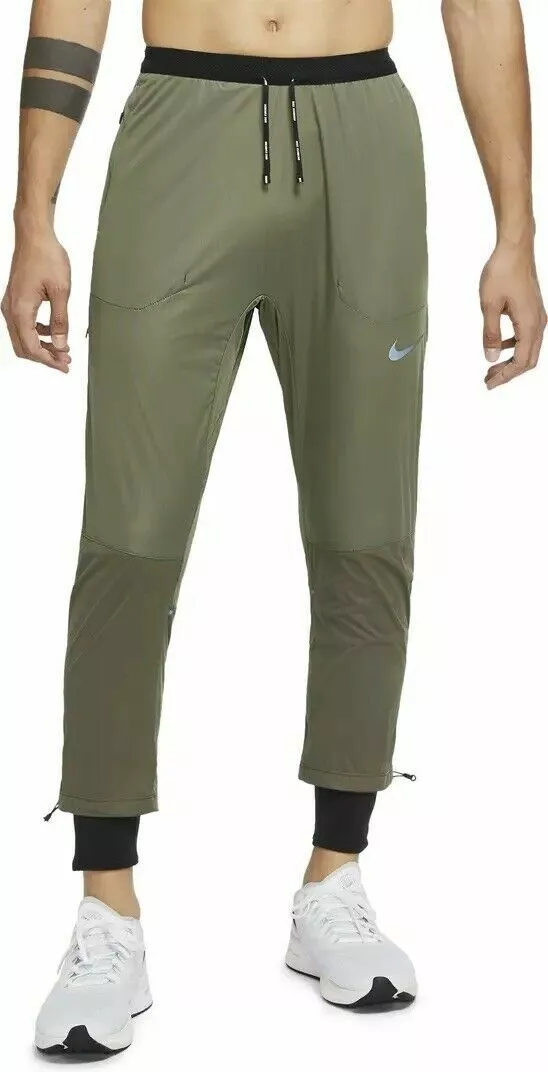 Nike Swift Shield Mens Running Pants Green Size Large L CU7857-380