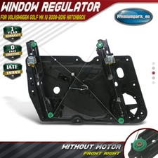 Electric Window Regulator W/ PANEL Front Right for VW Golf MK 6 08-13 5K0837462