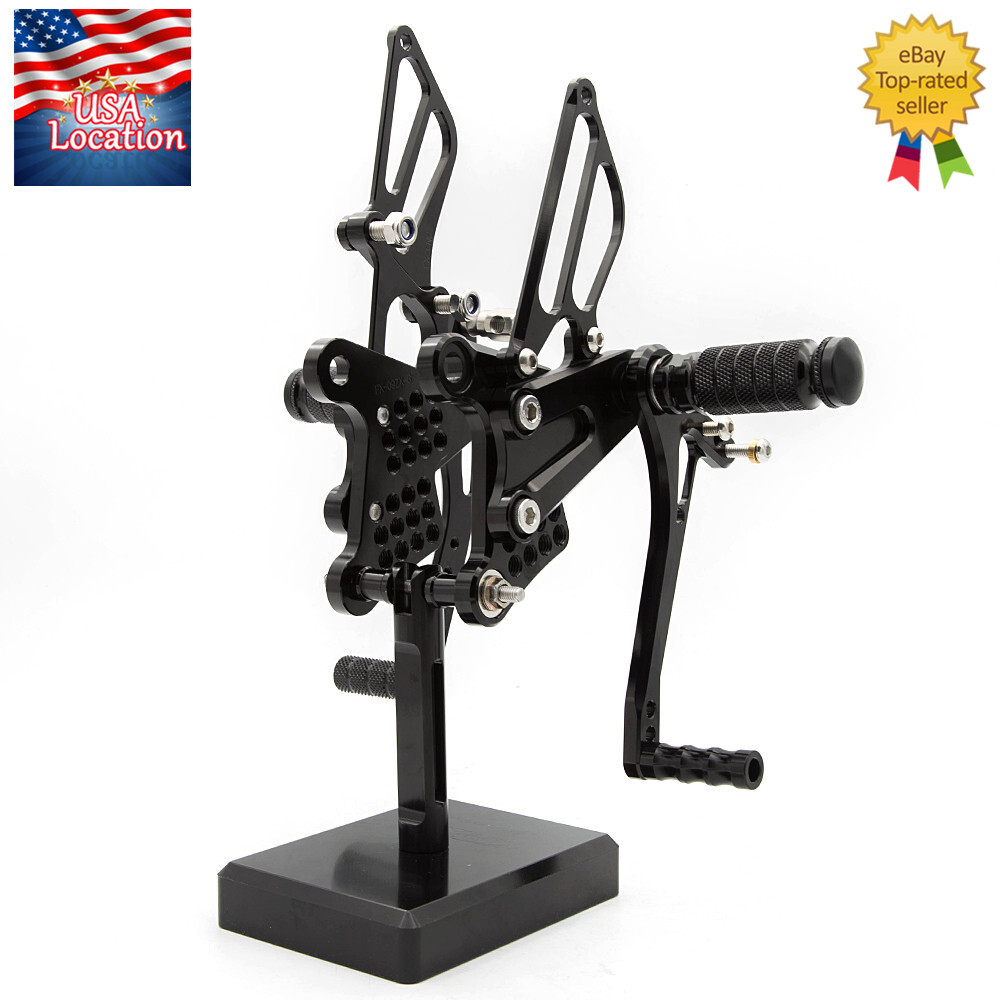 2009-2025 Kawasaki Ninja ZX6R ZX636 FX CNC Rearset Footpegs