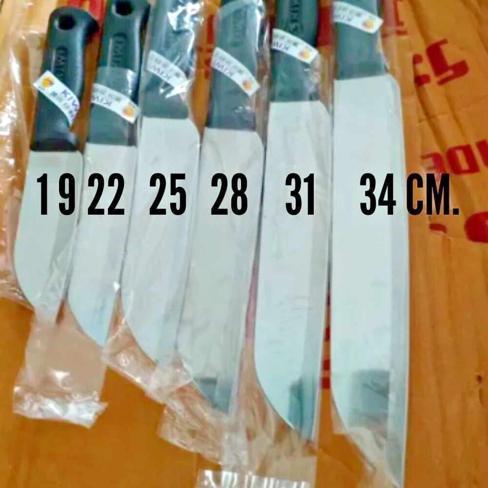 Cuchillo Tailandés KIWI Cuchillos Mango de Plástico Hoja de Cocina Inoxidable 6 Piezas TH Foto 2 de 4