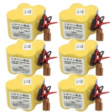 6PCS BR-2/3AGCT4A 6V PLC Battery with Plug for FANUC A98L-0031-0025 US