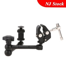 US 11" Inch Magic Arm Super Clamp Crab Plier Clip Articulating for Camera DSLR
