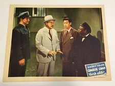 Original Charlie Chan - Dark Alibi Lobby Card #2 Sidney Toler Mantan Moreland