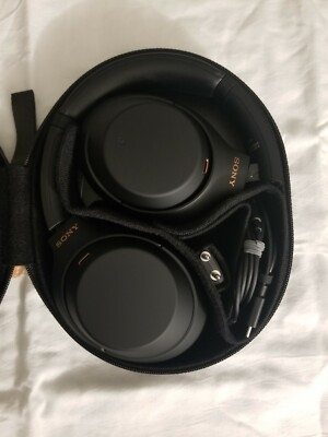Sony Wireless Bluetooth Noise Canceling Over-Ear Headphones WH-1000XM4 (Black)