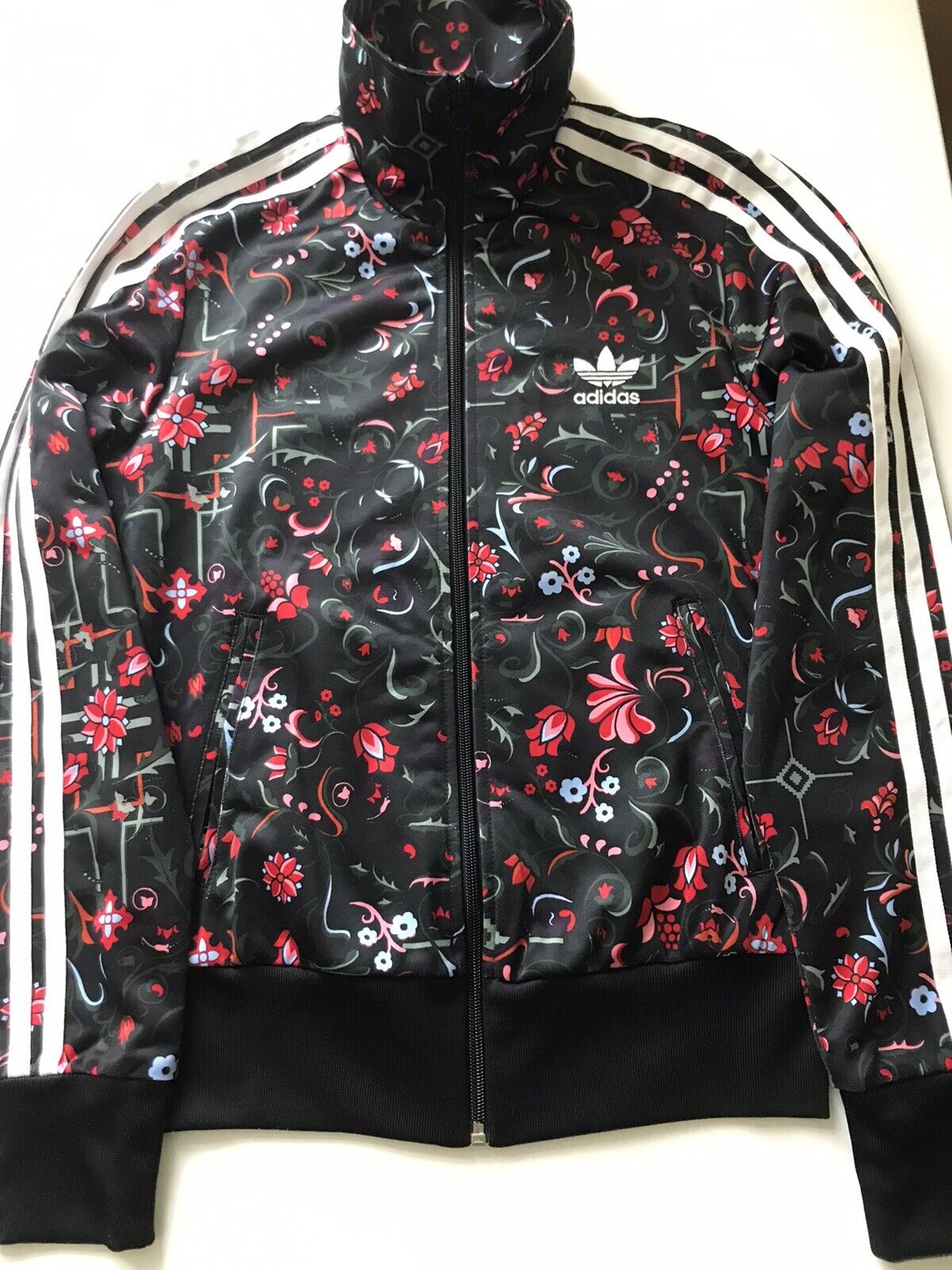 Adidas Originals Firebird floral Graphic Track Top Jacket - Moscow TT -  Size 10 | eBay