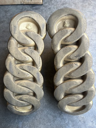 Versace White/Gold Chain Reactions Low Top Sneakers - Picture 7 of 7