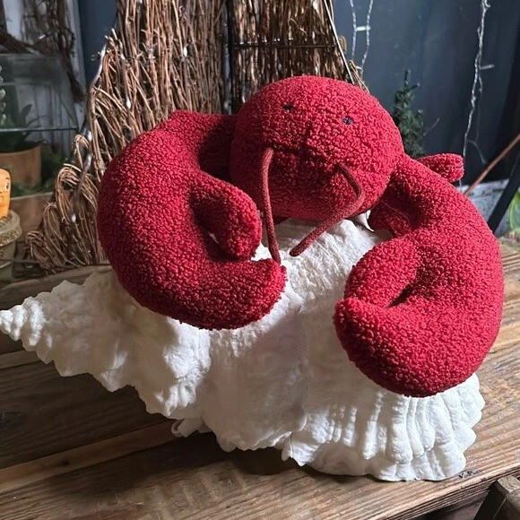 Pottery Barn Larry the Lobster Pillow - Thumbnail 2