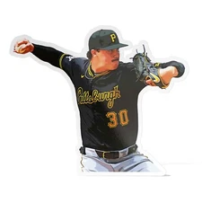 Paul Skenes Pittsburgh Pirates Glossy Sticker Vinyl Laminate, Self Adhesive