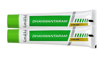 2 X Ayurveda Kottakkal Arya Vaidya Sala DHANWANTHARAM CREAM - 25GM Free shipping