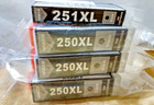250/251Xl High yield Ink Cartridges Replacement for Canon 250/251Xl,Black,4/Pk