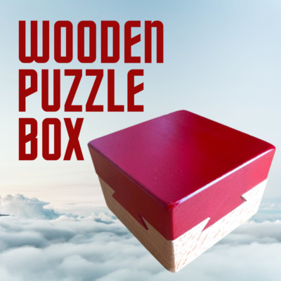 Holzpuzzle Box - Brainteaser Secret Opening Magic Mysterious