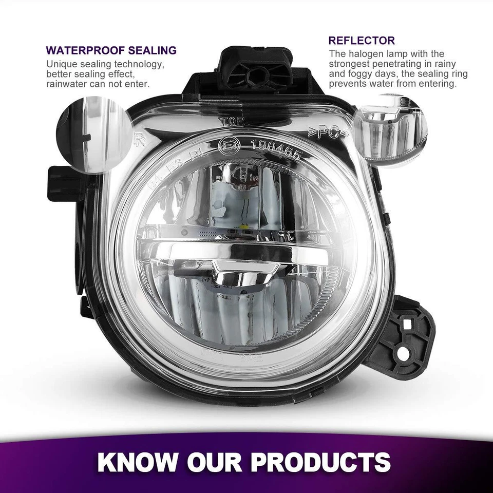 Faros antiniebla LED para BMW X3 X4 X5 X6 2015-2017 / BMW X1 2016-2019 / BMW X2 2018-2021 Foto 3 de 4