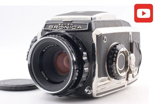 Late [Near MINT] Zenza Bronica S2 Film Camera Medium P 75mm f2.8 Lens From JAPAN
