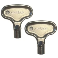 Southco E3-7-1 Nickel Plated Key, For Vise Action Compression Latches, Set Of 2