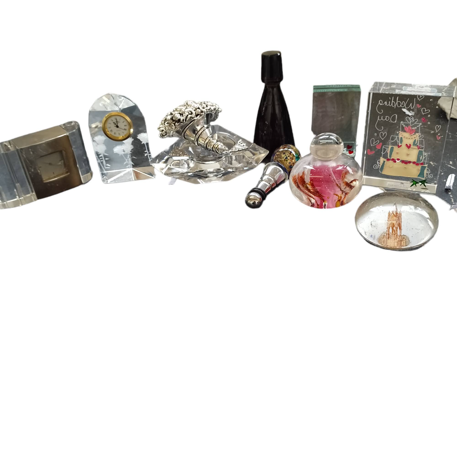 Glass Paperweights Job Lot Various Designs eBay