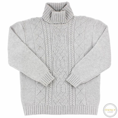 NWT Inis Meain Grey Merino Wool Ireland 