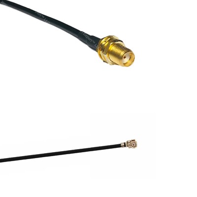 1.37 U.fl IPX to SMA Female Jack (female pin) Pigtail Cable for WIFI Wireless