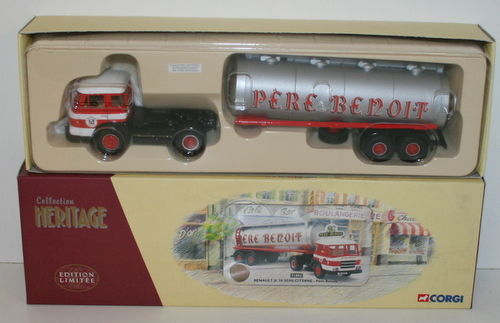 CORGI 1/50 SCALE COLLECTION HERITAGE 71802 RENAULT JL20 SEMI