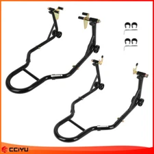 Lift Paddock Hook Swingarm Universal Motorcycle Bike Auto Stand Front Rear Wheel
