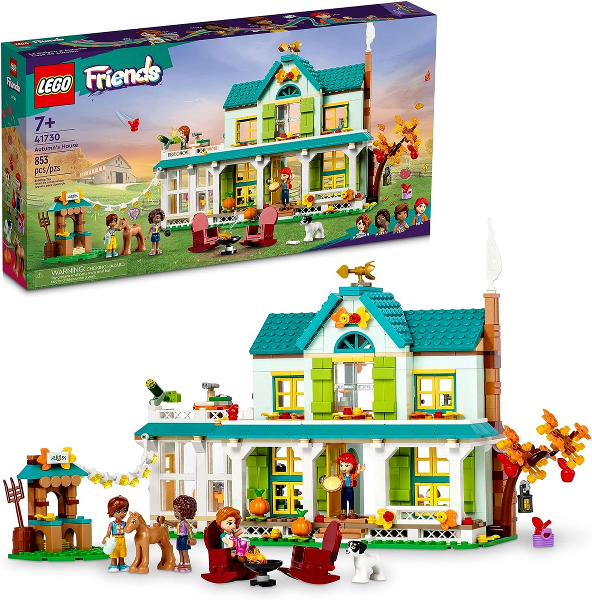 LEGO Friends Autumn's House 41730 Building Toy Dolls House Playset  Accessories