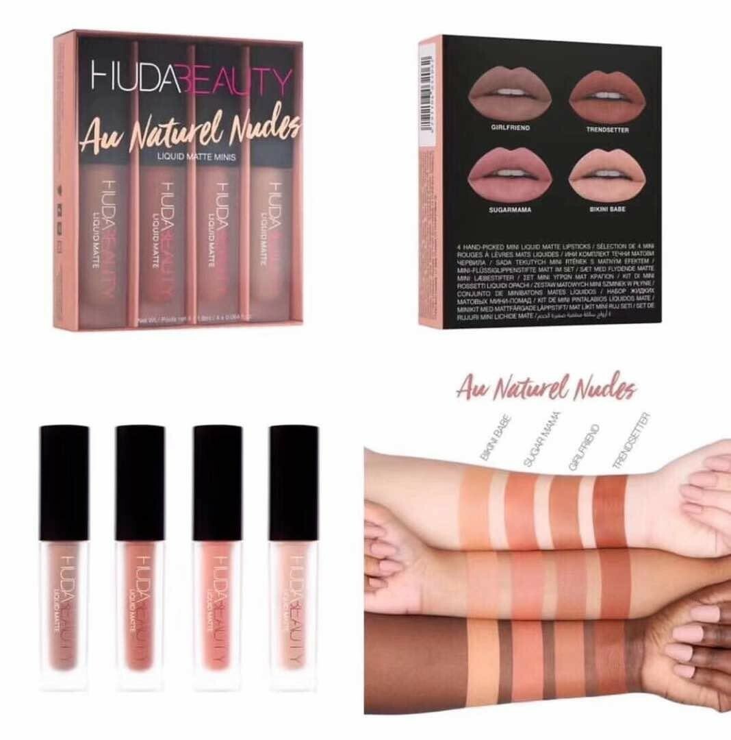 huda lipstick mini set