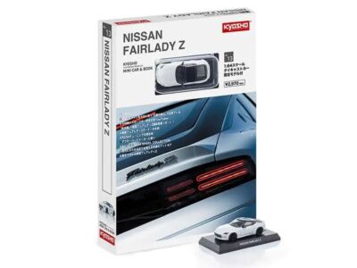 Kyosho Mini Car Book Nissan Fairlady Z 1:64 Diecast Blue White