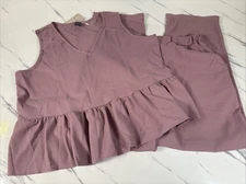 Emery Rose Womens Pants and Sleeveless Top Set Size Large
