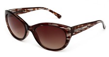 BCBGMAZAZRIA B918 56-18-140 Women's Dark Brown Sunglasses R2317