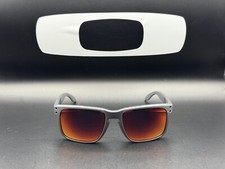 Oakley Holbrook Polished Grey Ruby Iridium Lenses