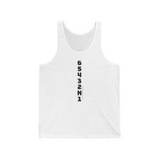Motorcycle shift pattern 6 speed Unisex Jersey Tank