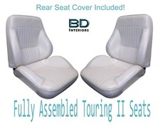 1968 Lemans Gto Convertible Touring Ii Front Seats Assembled Rear Seat Cover 1968 Lemans Gto Convertible Touring Ii Front Seats Assembled Rear Seat Cover