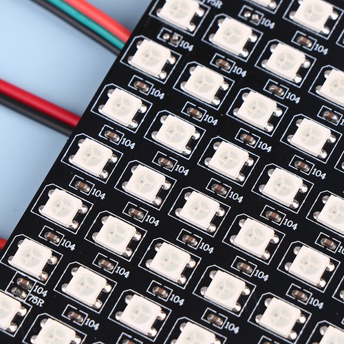 1Pc WS2812 LED 5050 RGB 8x8 64 Bit LED Matrix Module Screen LED Digital Light - Picture 6 of 12