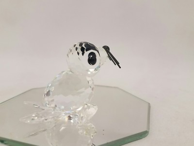 Adorable Swarovski Crystal Baby Seal Black Whiskers Figurine 7663