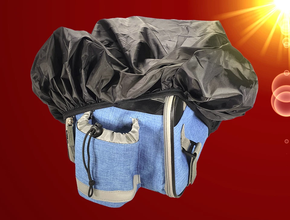 Hunde Katze bis 8 kg ❤️ FAHRRADTASCHE a.f. AUTO PACKTASCHE ❤️ Transportbox - Bild 4 von 4