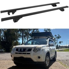 53" Dachträger Querstangen Offene Reling Relingträger Stahl Für Nissan X-Trail